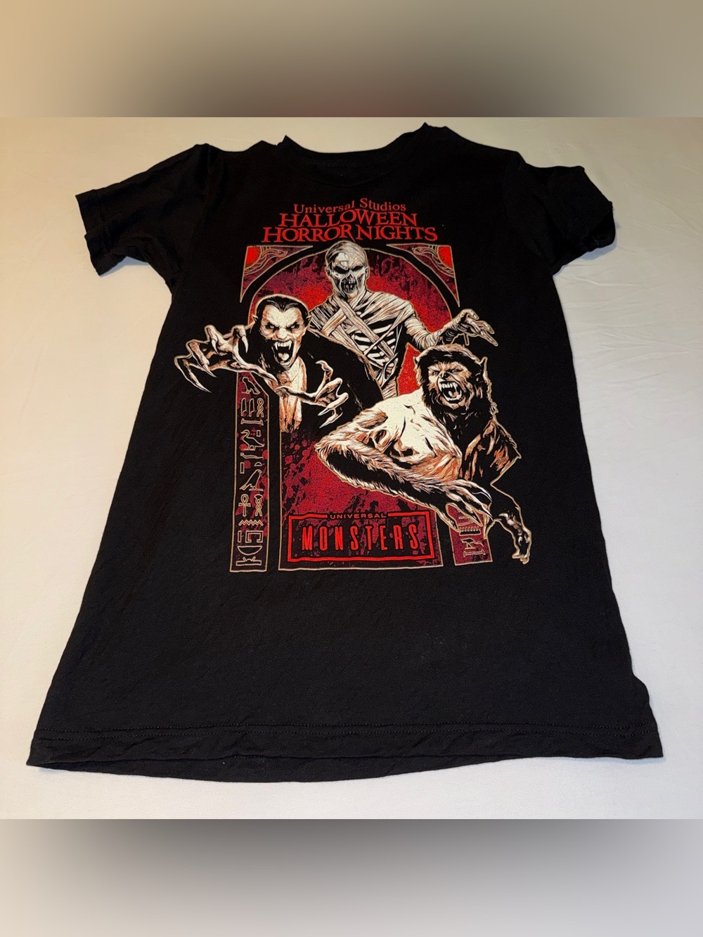Universal Studios Halloween Horror Nights Monsters Men’s Tee, Size S